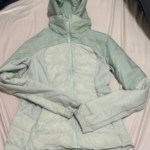 Lululemon Athletica Mint Green  down for it all Jacket 6
